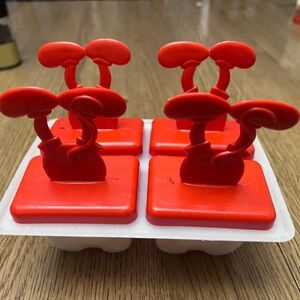 Red Popsicle Molds
